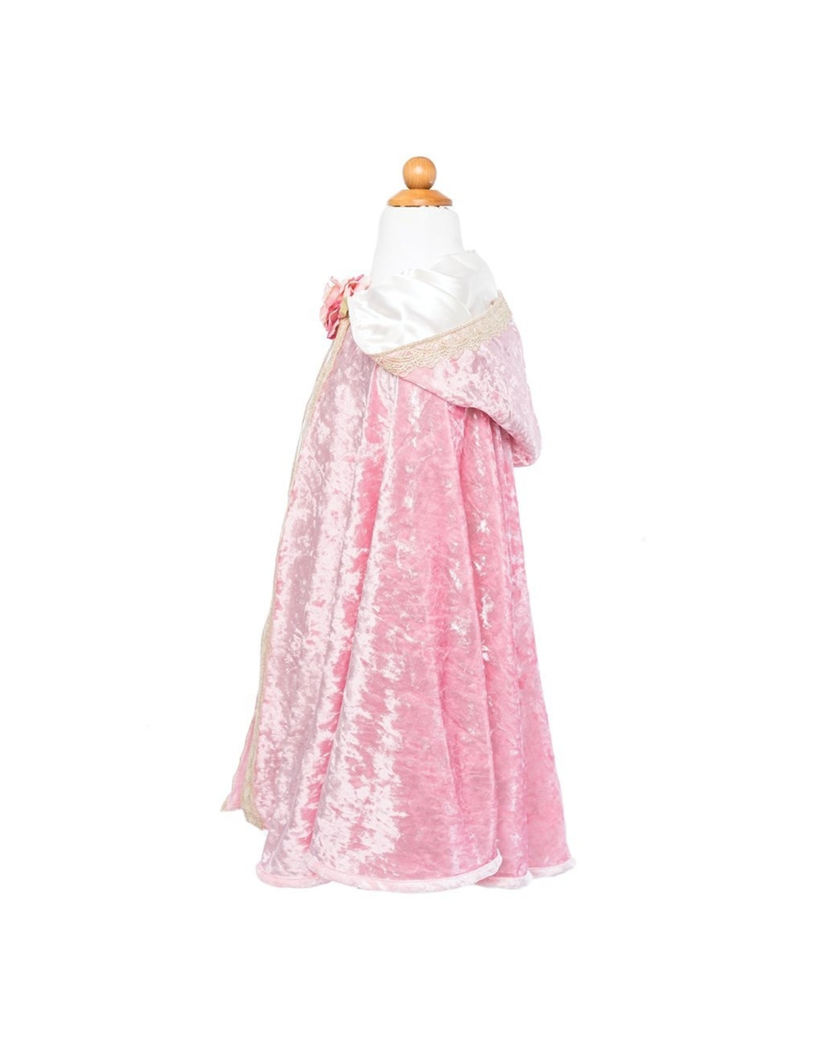 Great Pretenders Deluxe Pink Rose Princess Cape, Size 5/6