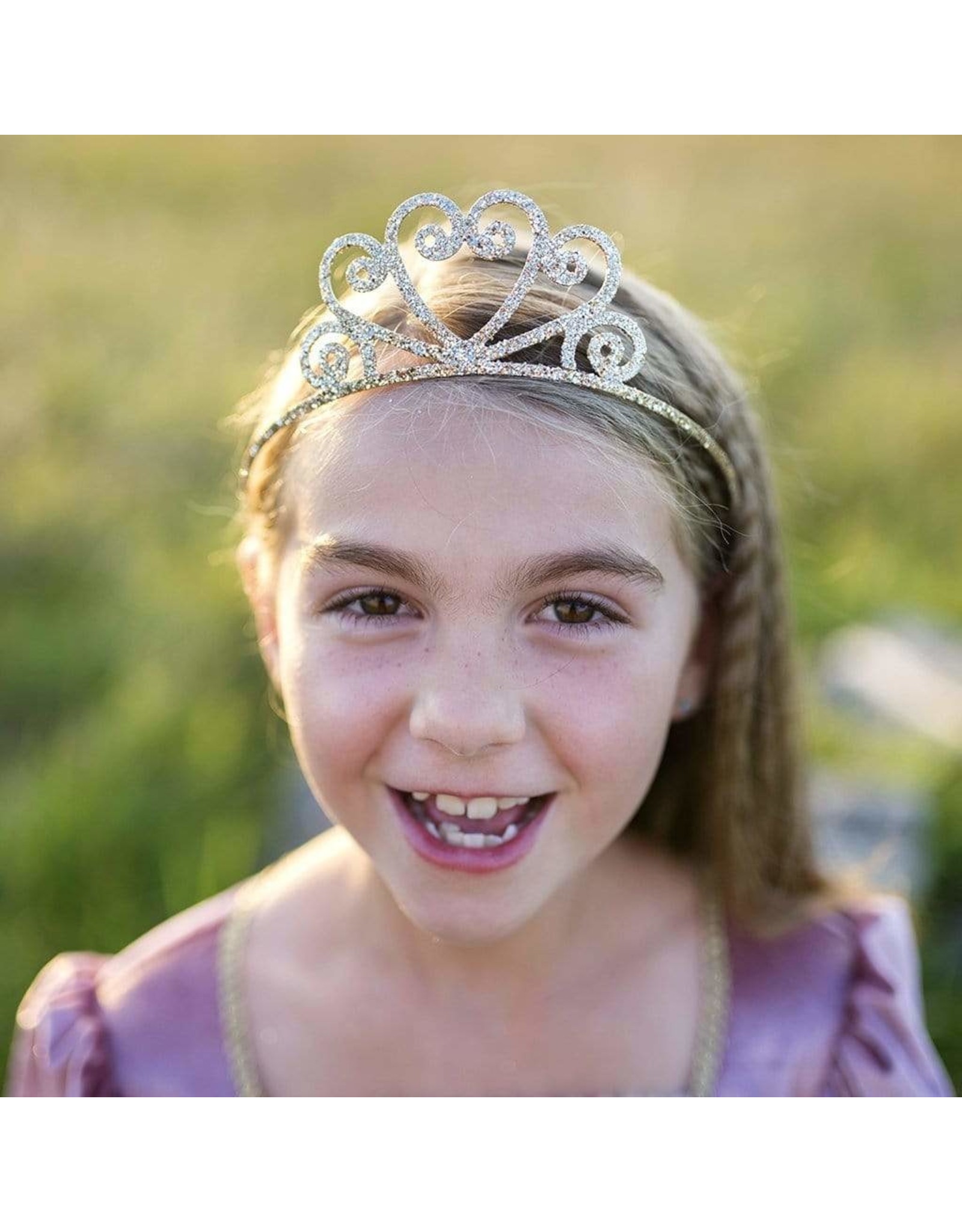 Silver Glitter Tiara Tumbleweed Toys