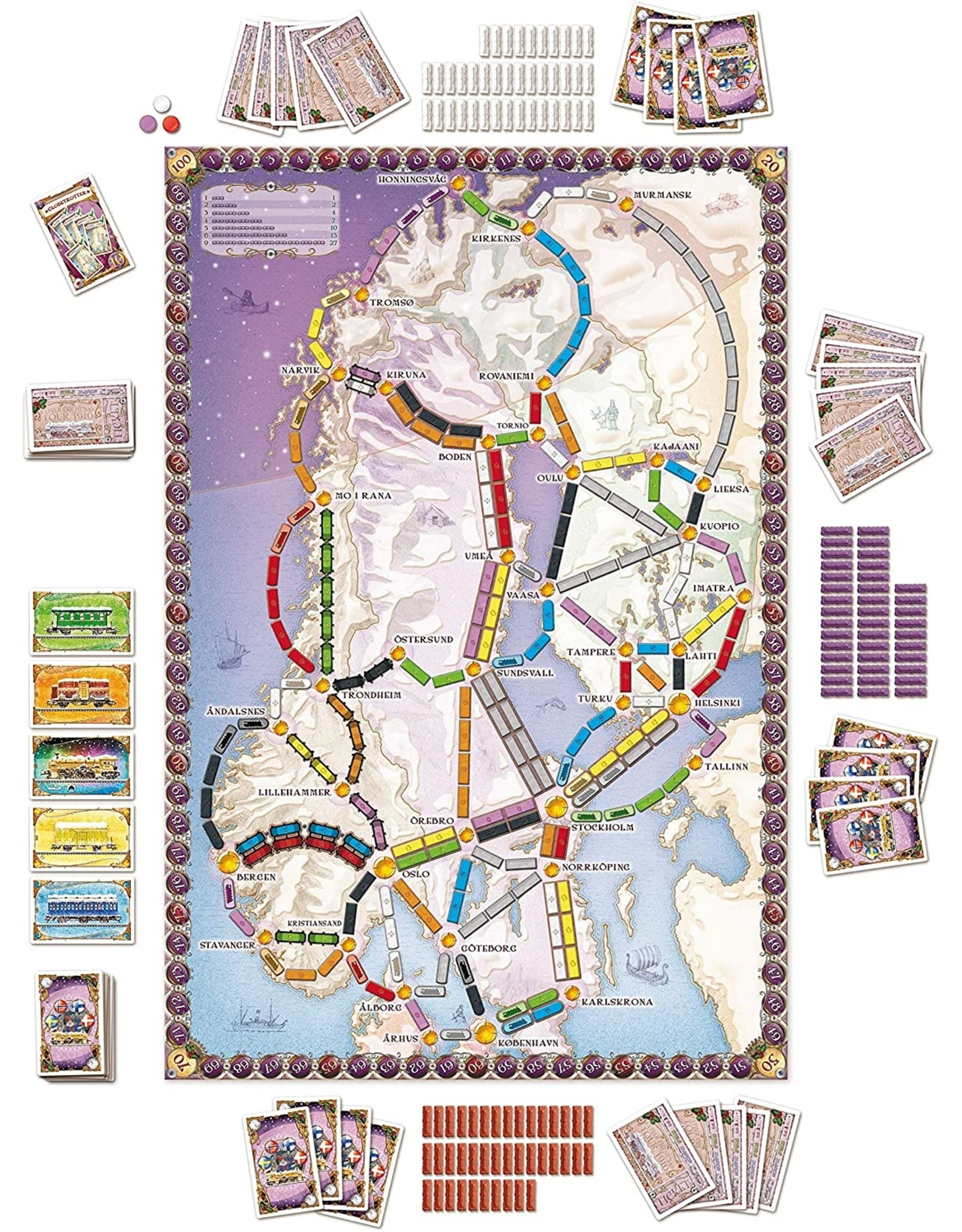 Days of Wonder Ticket to Ride - Nordic Countries