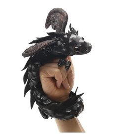 Folkmanis Folkmanis Black Dragon Wristlet Puppet