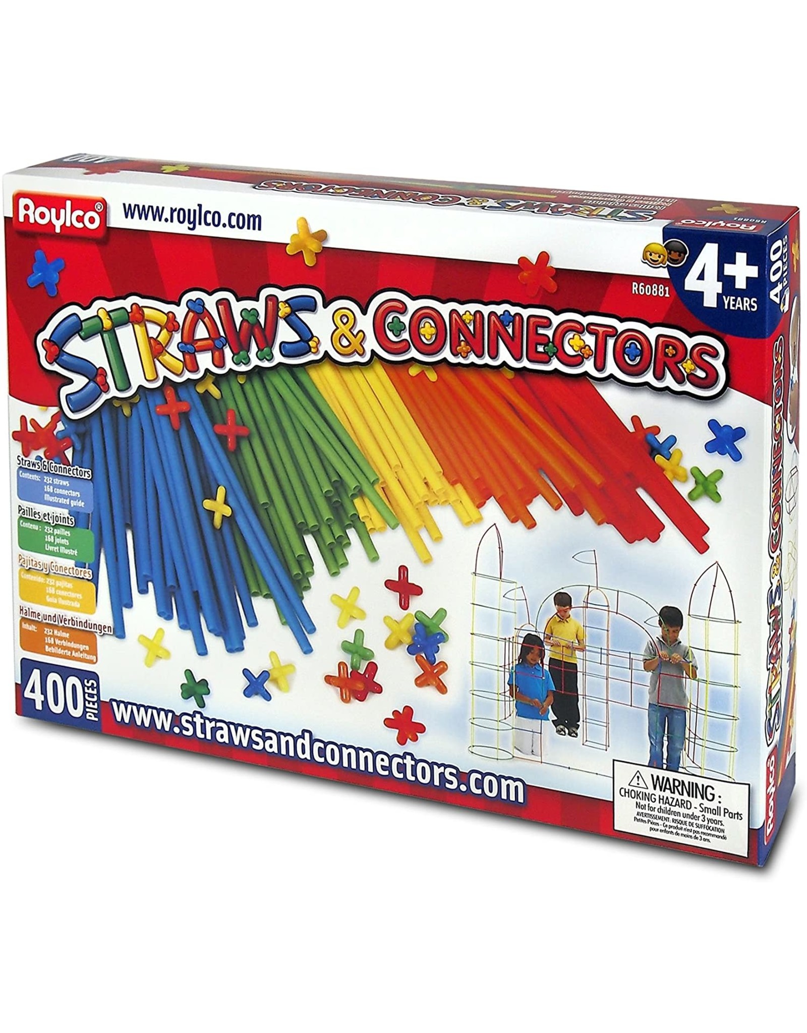 Roylco Roylco Straws & Connectors 400pc