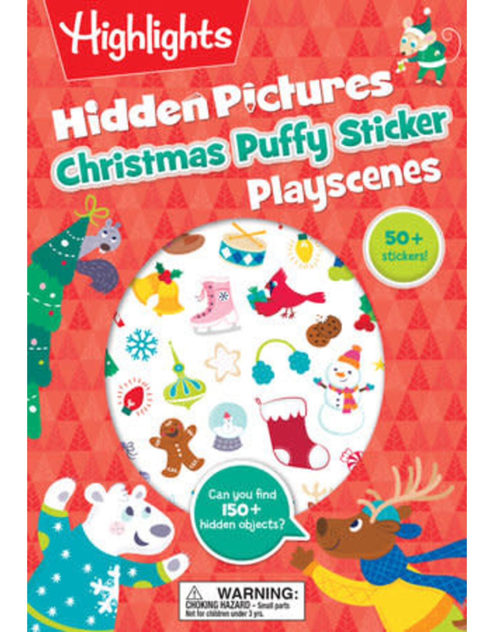Highlights Highlights Christmas Hidden Pictures Puffy Sticker Playscenes