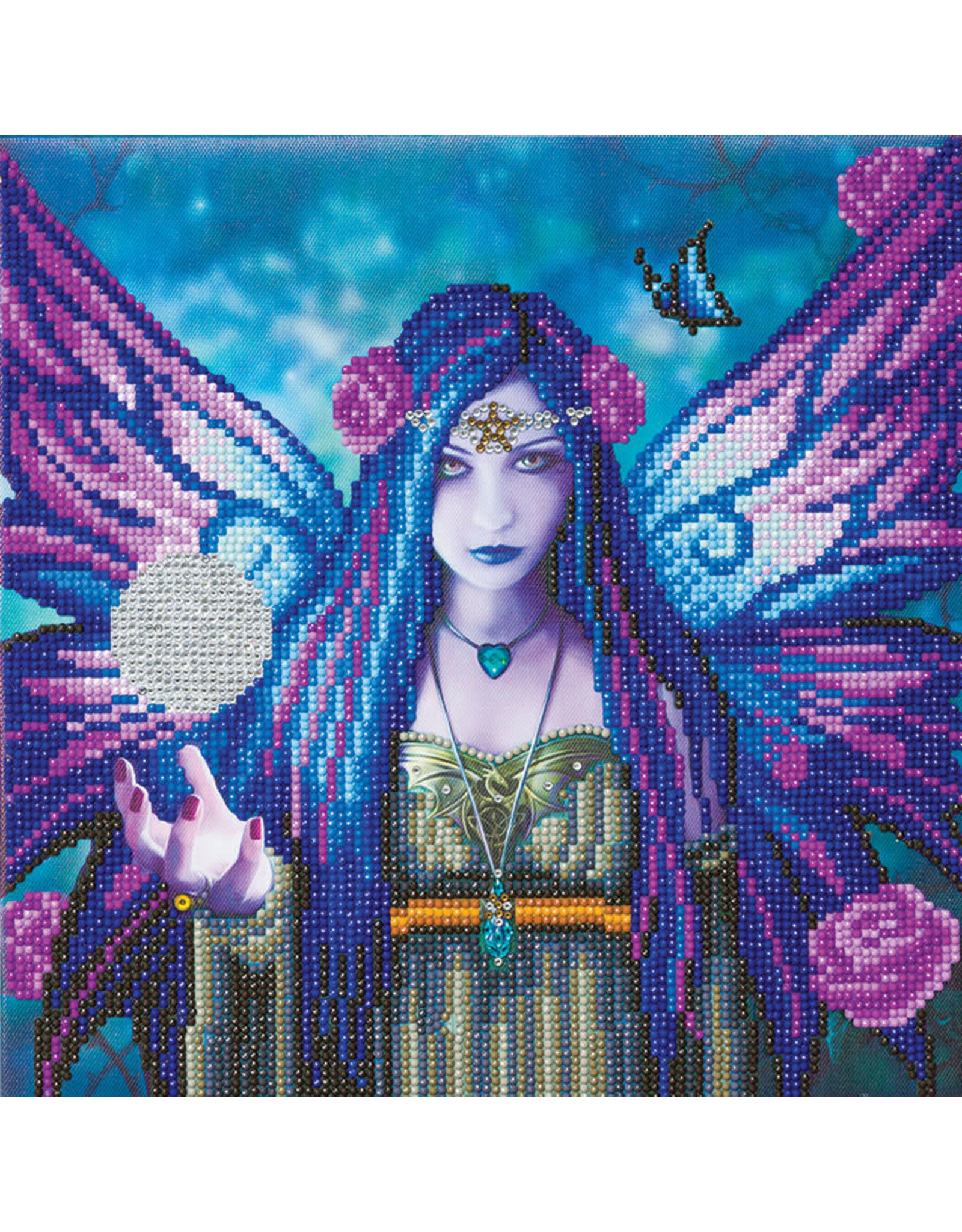 D.I.Y Crystal Art Kit Crystal Art Medium Framed Kit - Mystic Aura