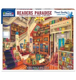 White Mountain Puzzles Reader's Paradise 1000pc