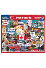 White Mountain Puzzles I Love Canada 1000pc