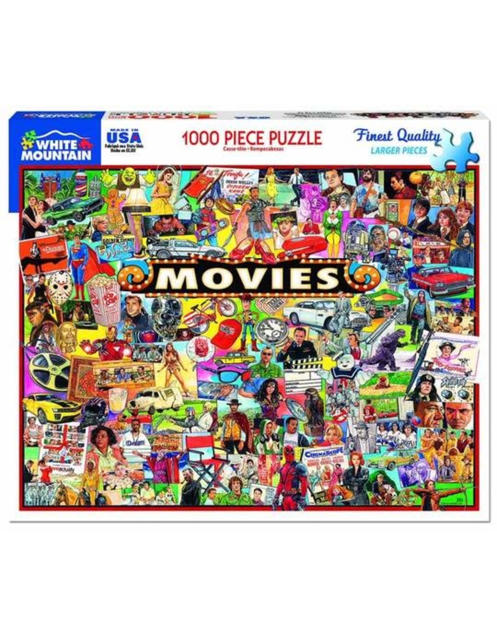White Mountain Puzzles The Movies 1000pc