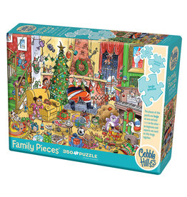 Cobble Hill Catching Santa 350 pc Family Puzzle