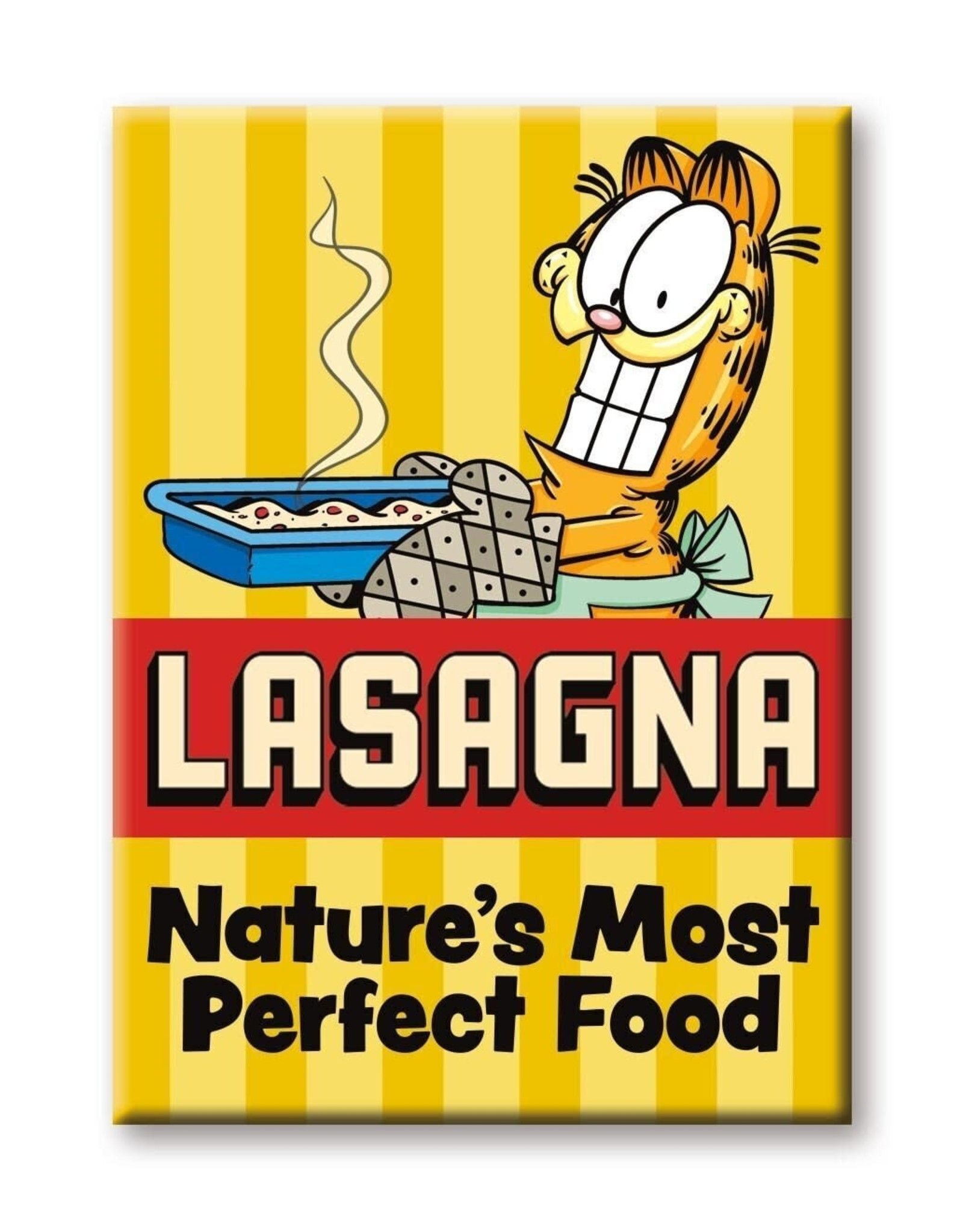 NMR Garfield Lasagna Flat Magnet