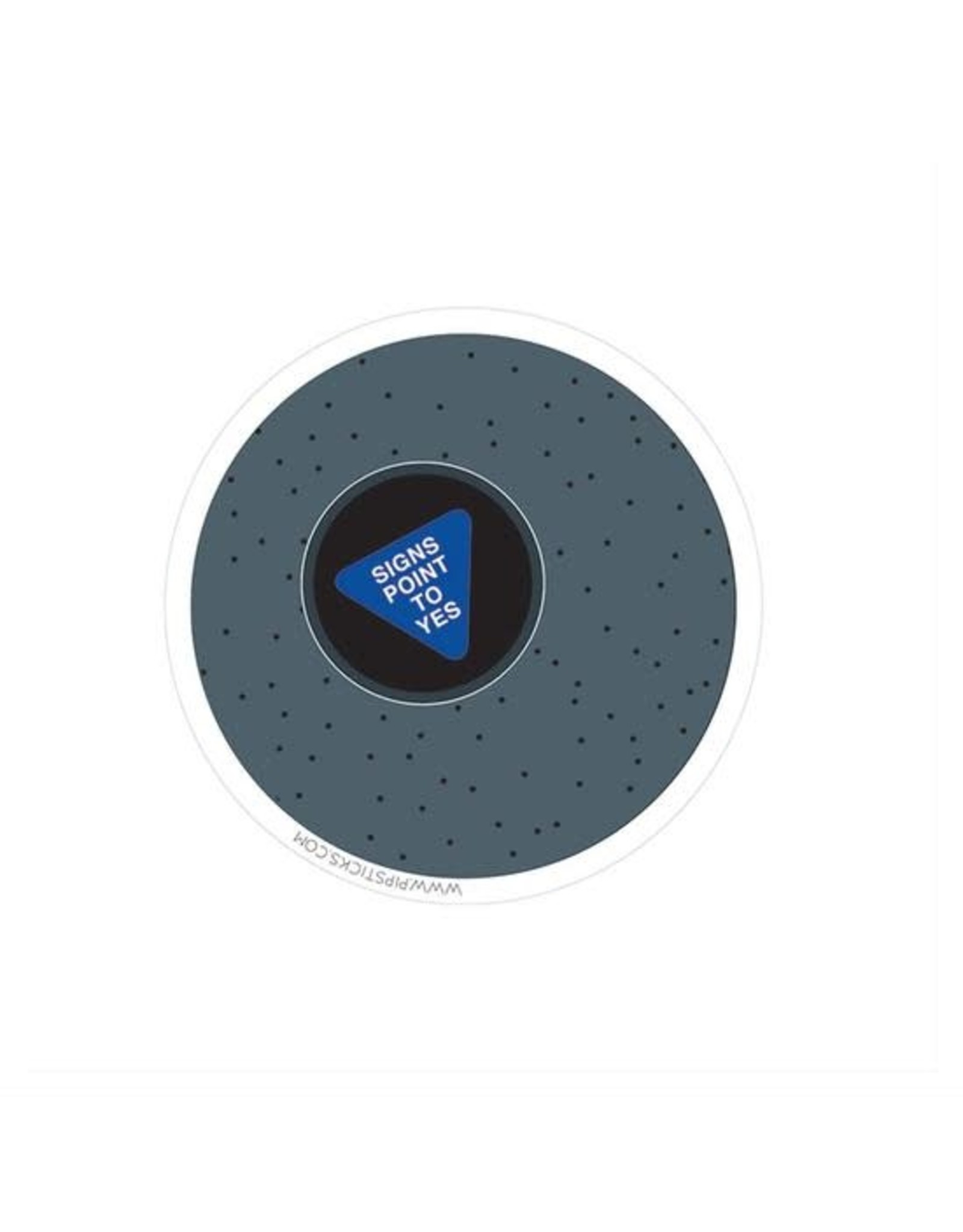 Pipsticks Eight Ball Vinyl Sticker