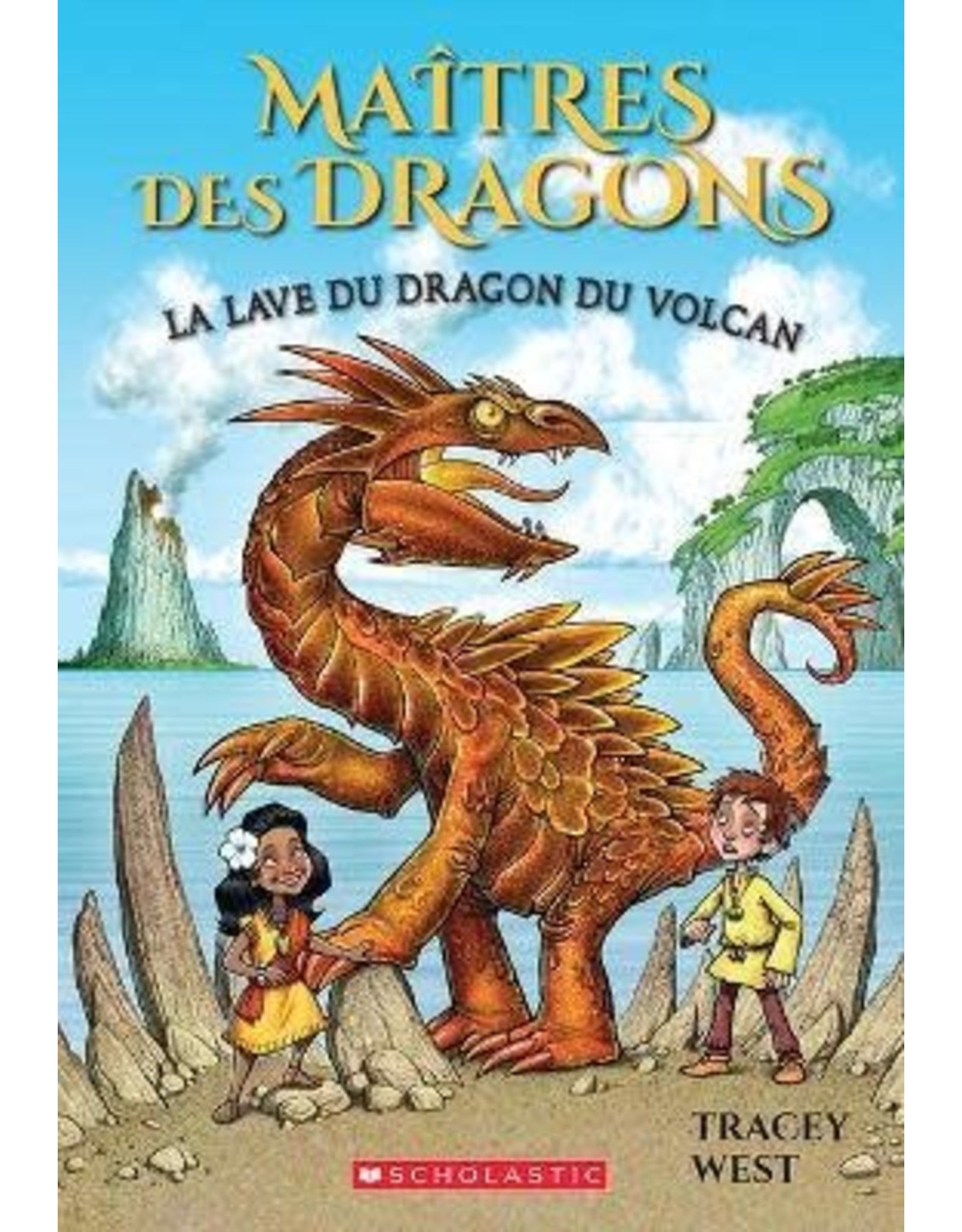 Scholastic Maitres Des Dragons: No 18 - La Lave Du Dragon Du Volcan