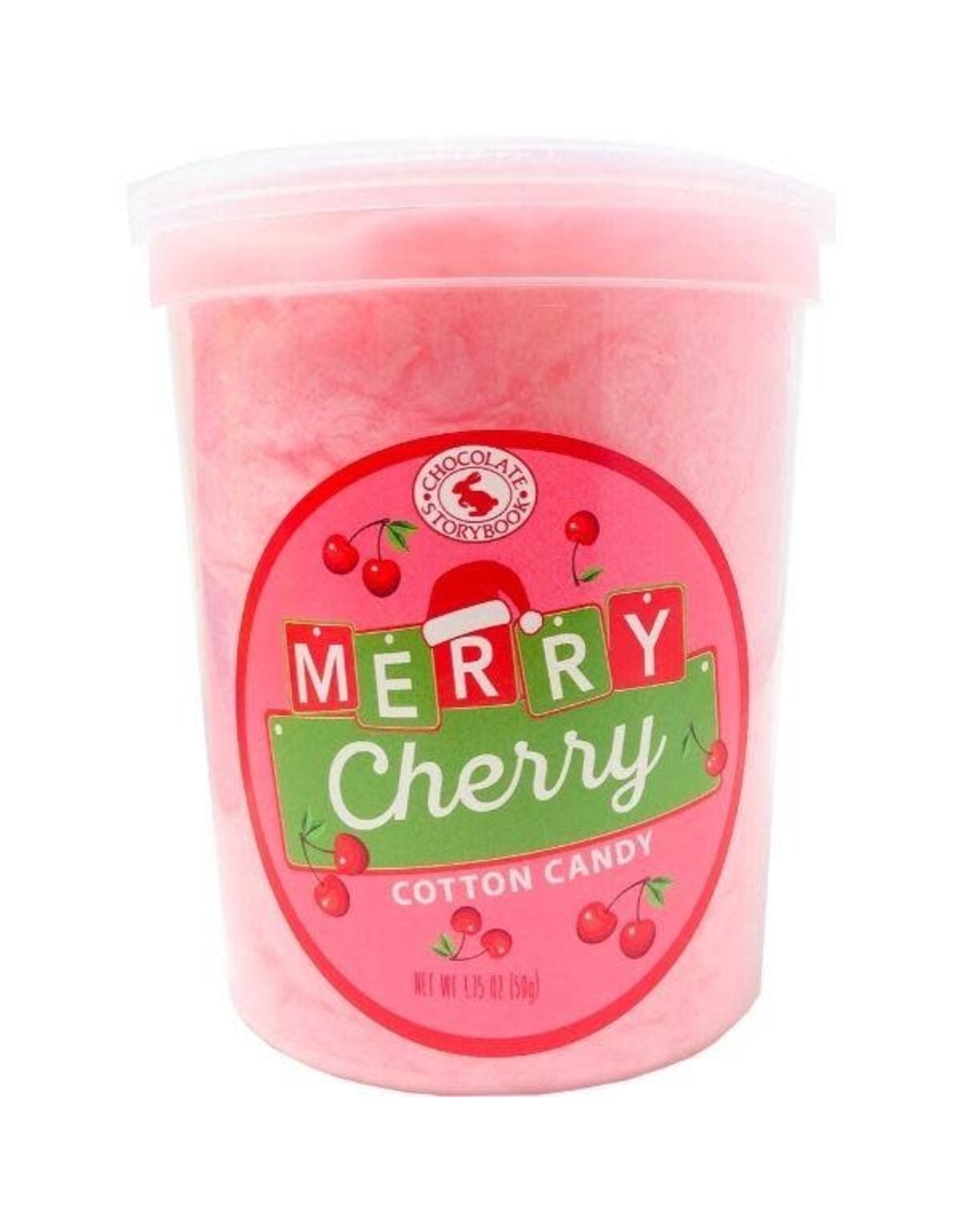 Chocolate Storybook Cotton Candy - Holiday Merry Cherry