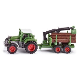 Siku Siku Tractor with Forestry Trailer