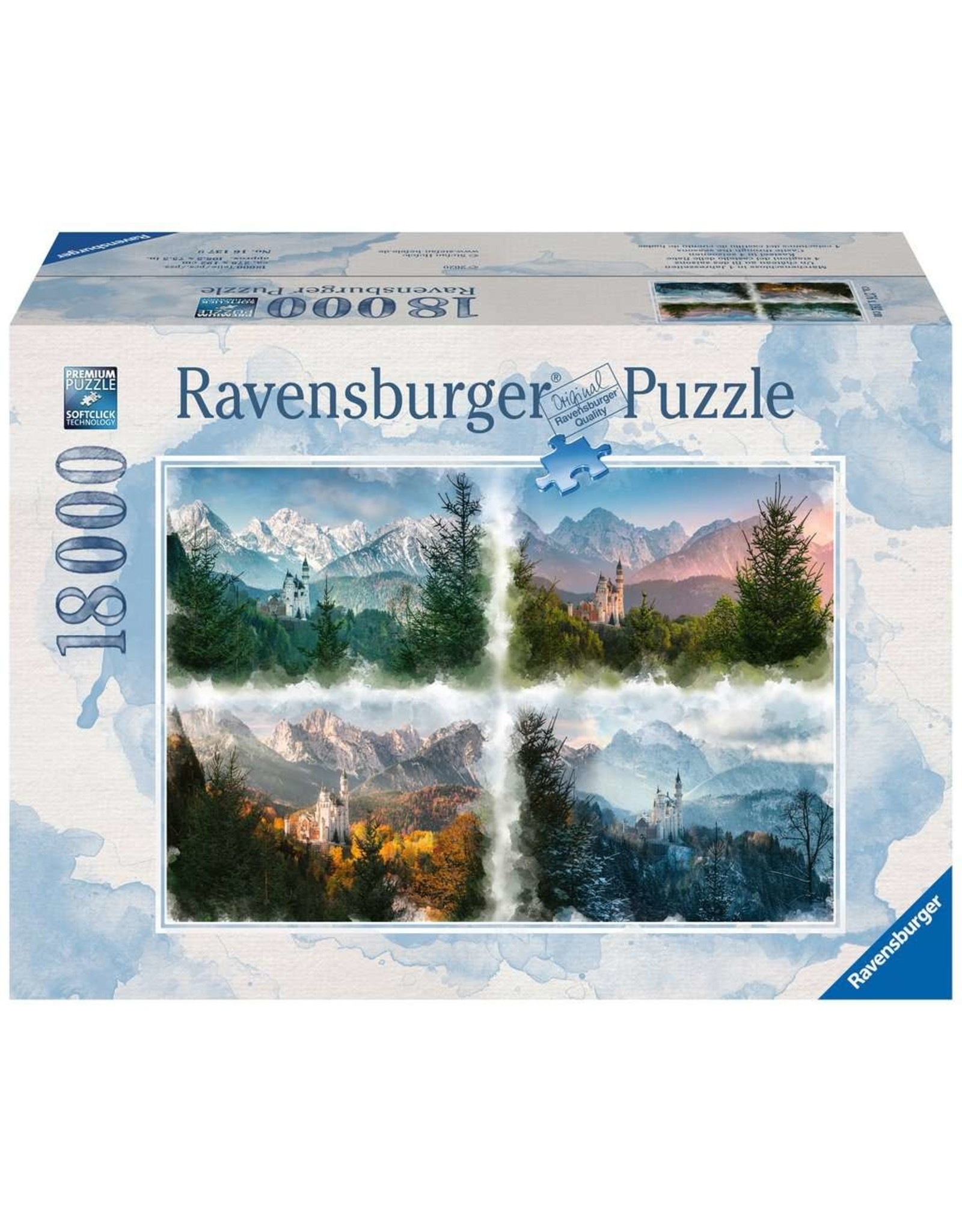 Ravensburger Castle Through the Seasons 18,000pc