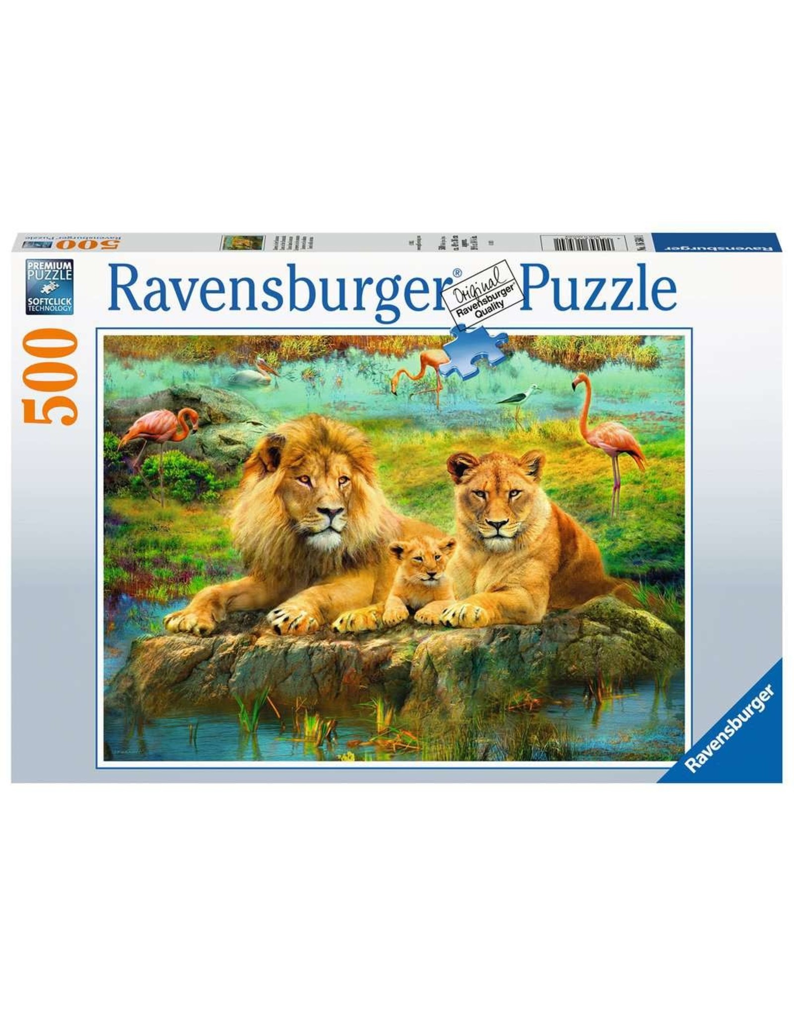 Ravensburger Lions in the Savanna 500pc