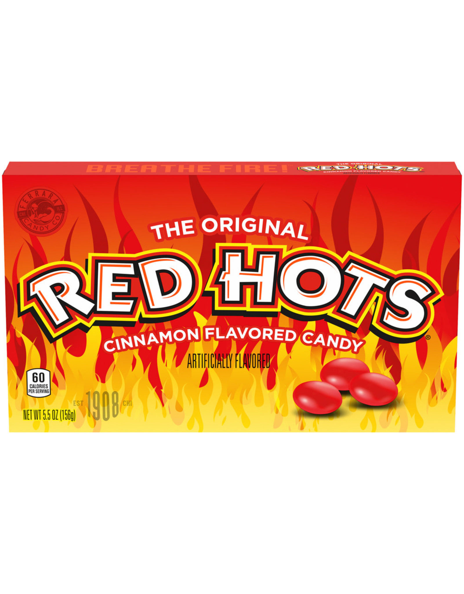 Red Hots Cinnamon Candy Theater Box