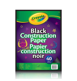 Crayola Black Construction Paper Pad