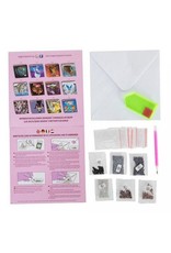 D.I.Y Crystal Art Kit Crystal Art Card Kit - Happy Hedgehogs