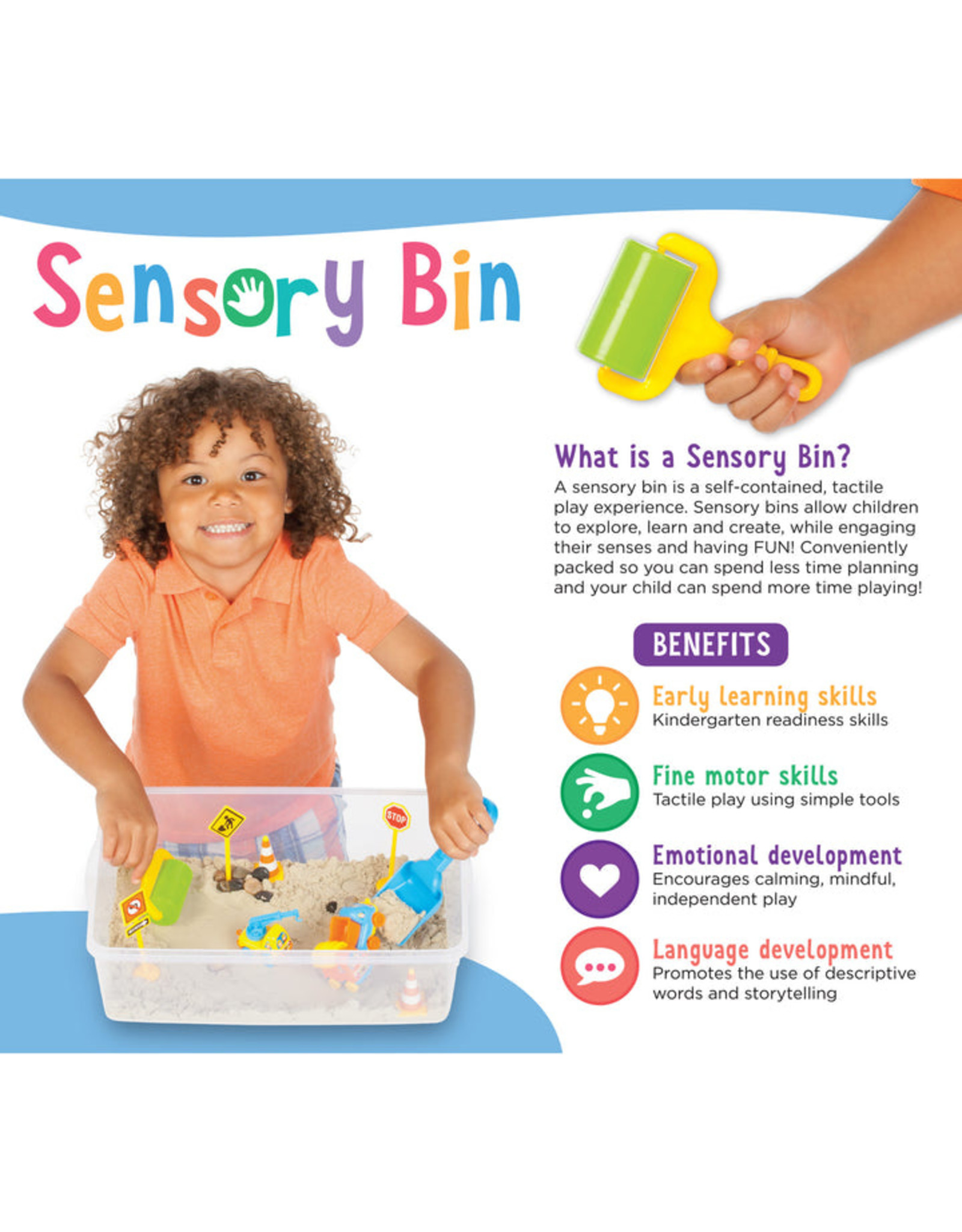 Creativity For Kids Sensory Bin Construction Zone