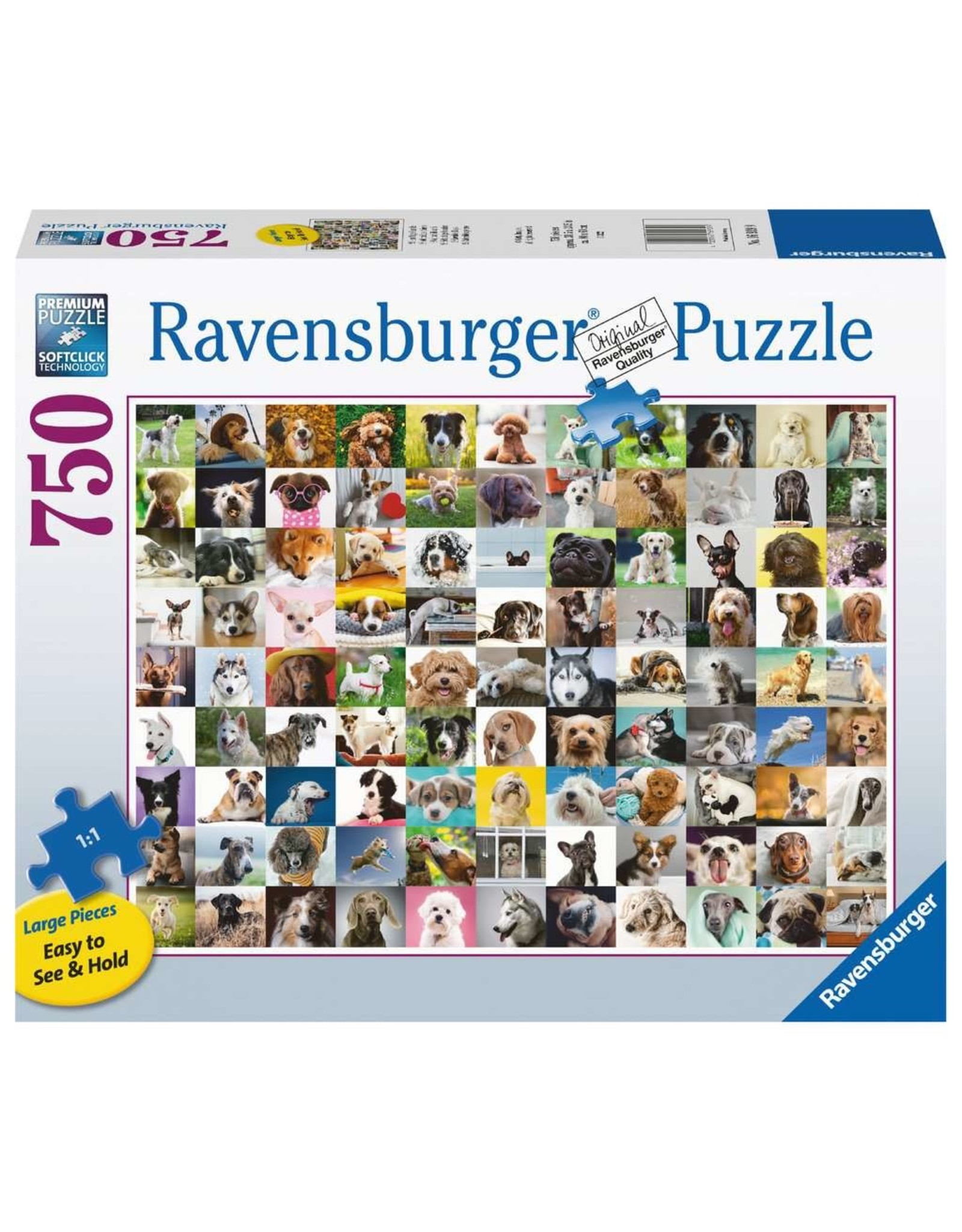 Ravensburger 99 Lovable Dogs 750pc