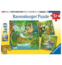 Ravensburger Jungle Fun 3x49pc (Discontinued)