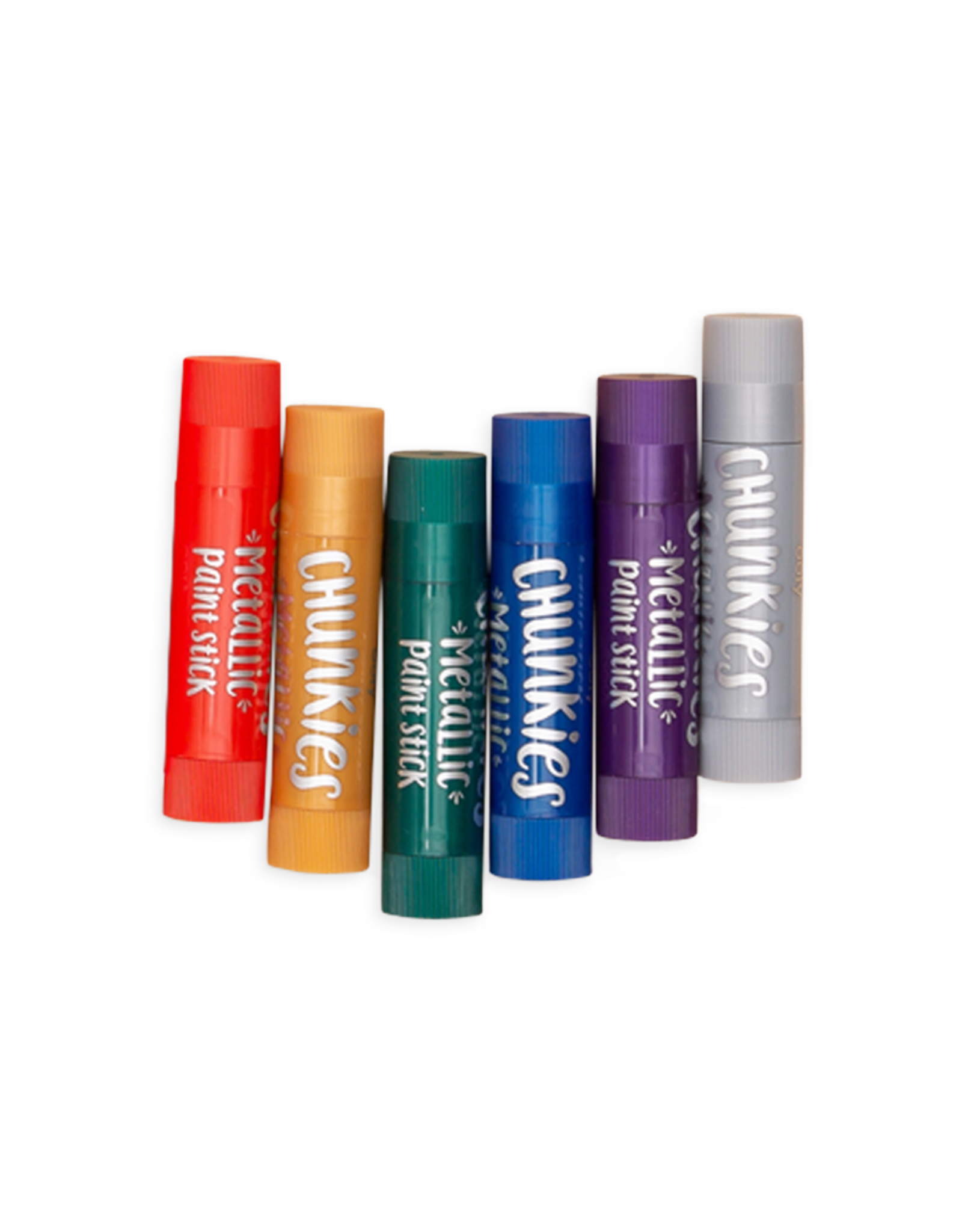 Ooly Chunkies Paint Sticks: Metallic - Set of 6