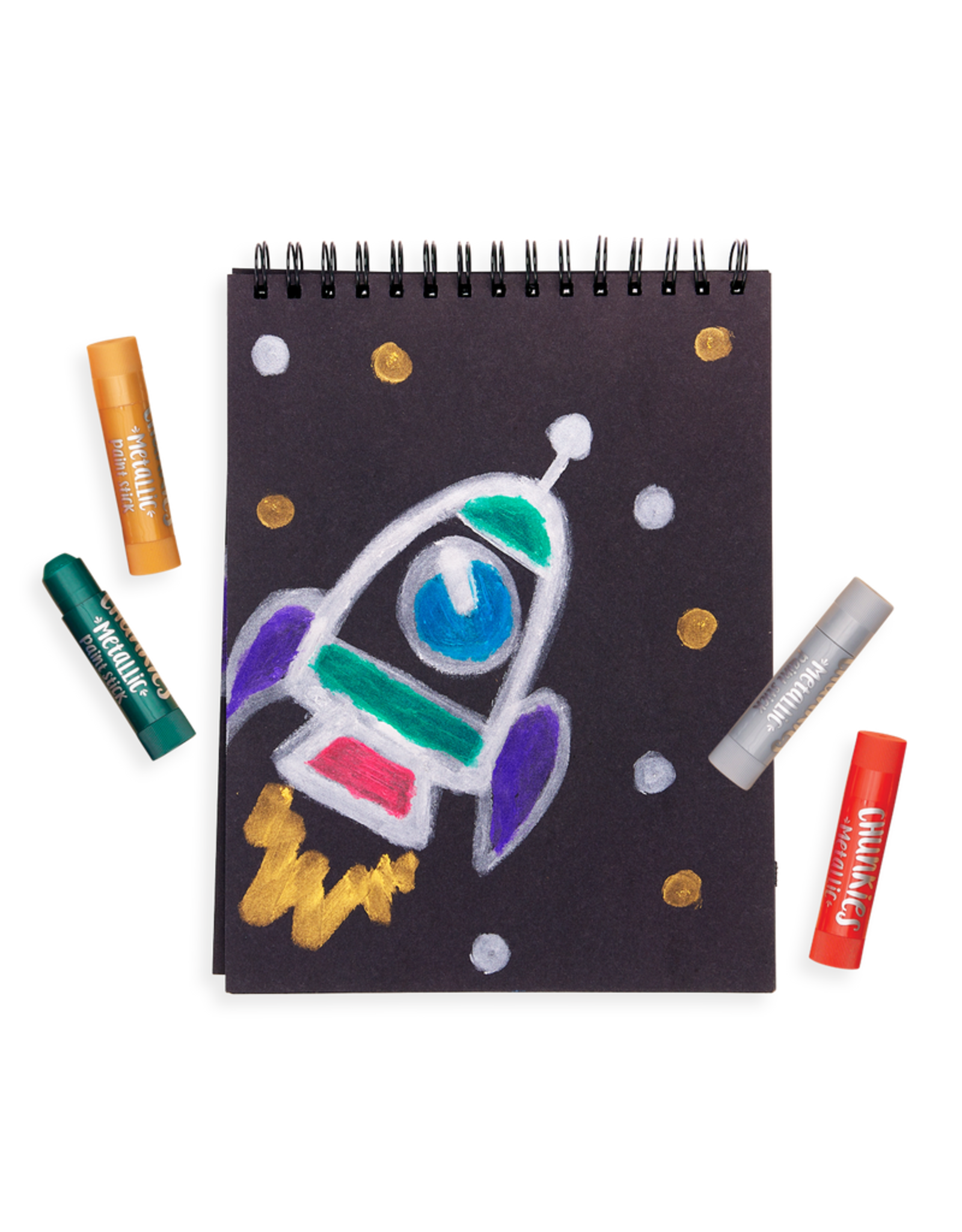 Ooly Chunkies Paint Sticks: Metallic - Set of 6