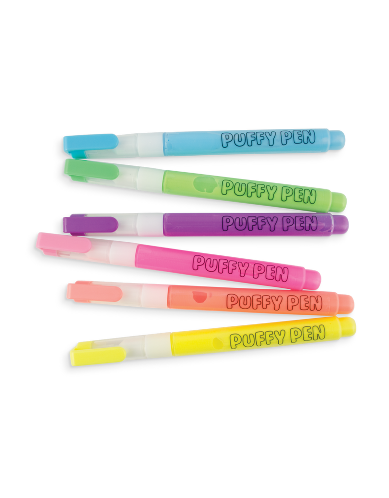 Magic Neon Puffy Pens (Set of 6)