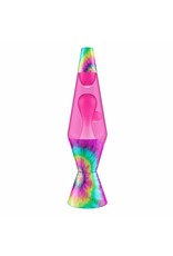 Lava 14.5" Lava Lamp - Tie Dye Pink Spiral