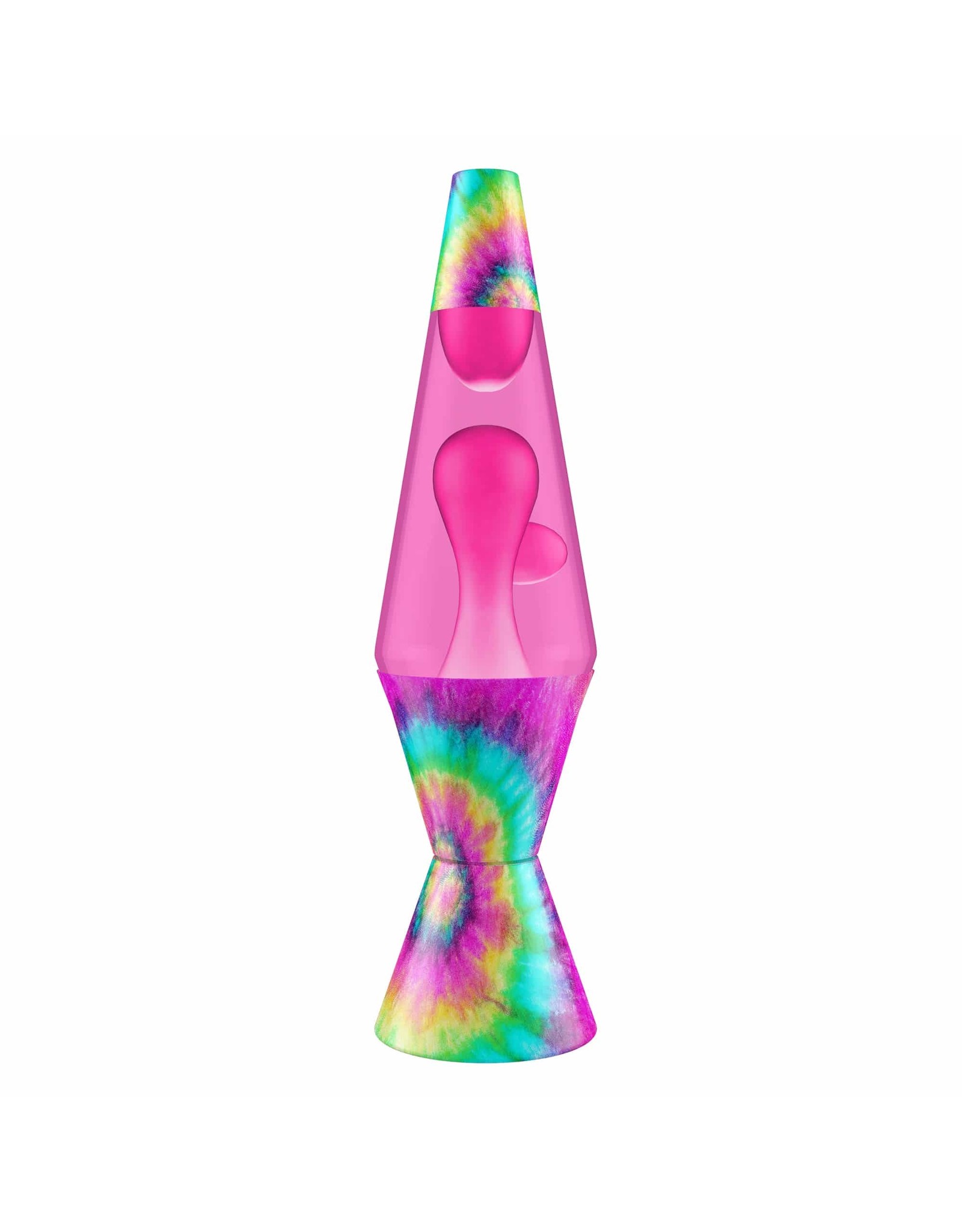 Lava 14.5" Lava Lamp - Tie Dye Pink Spiral