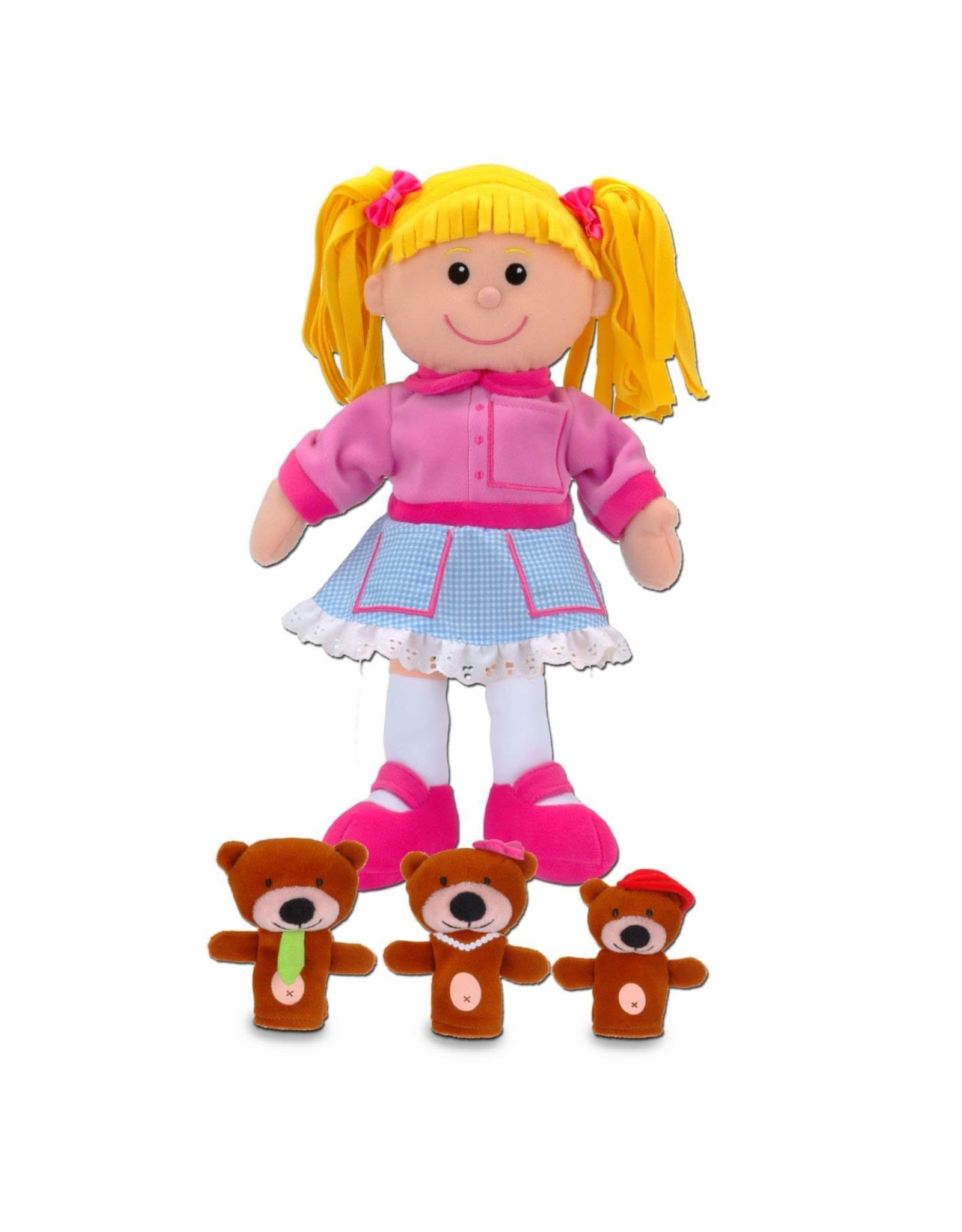 Goldilocks and the Three Bears Hand & Finger Puppet Set Tumbleweed Toys