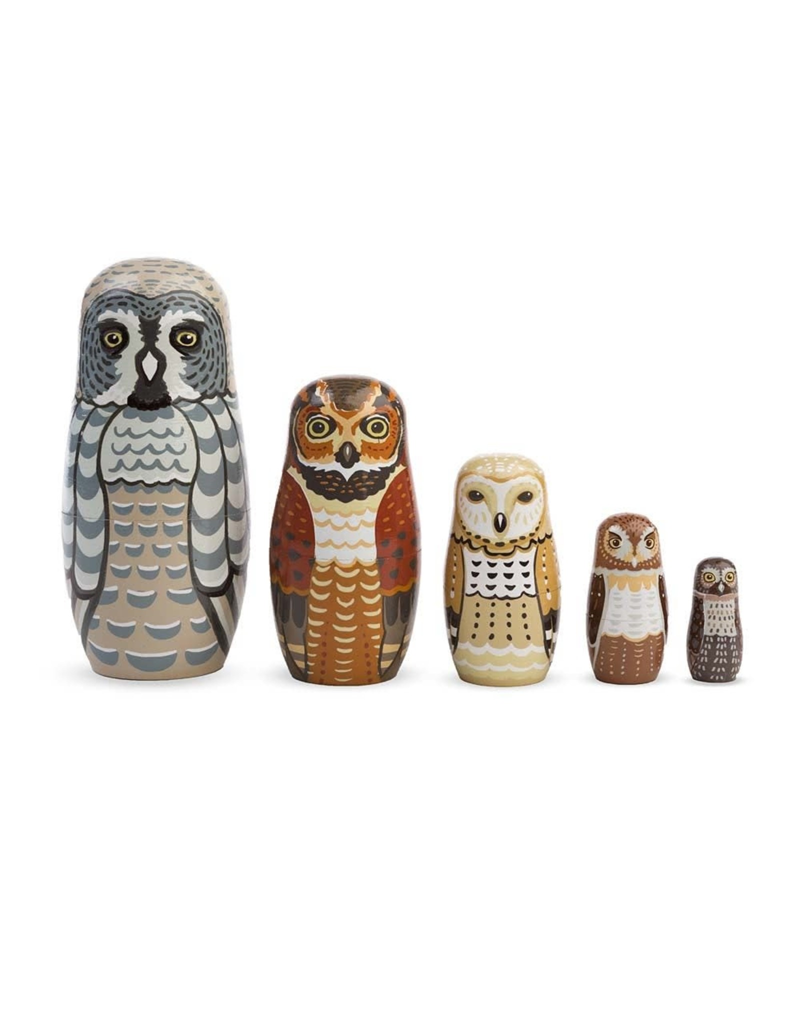 Hearthsong Owl Nesting Dolls Set