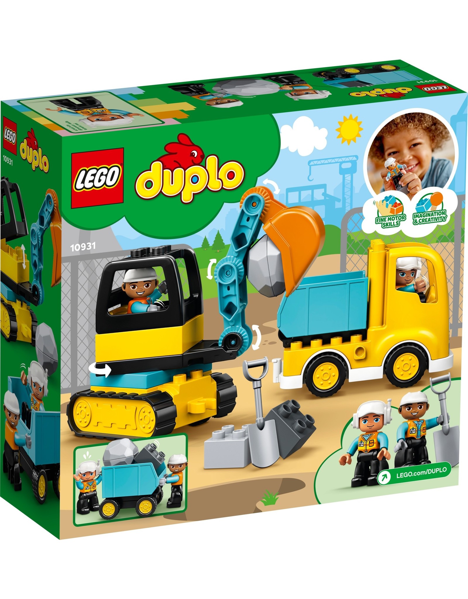 Lego Truck & Tracked Excavator