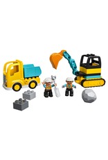 Lego Truck & Tracked Excavator