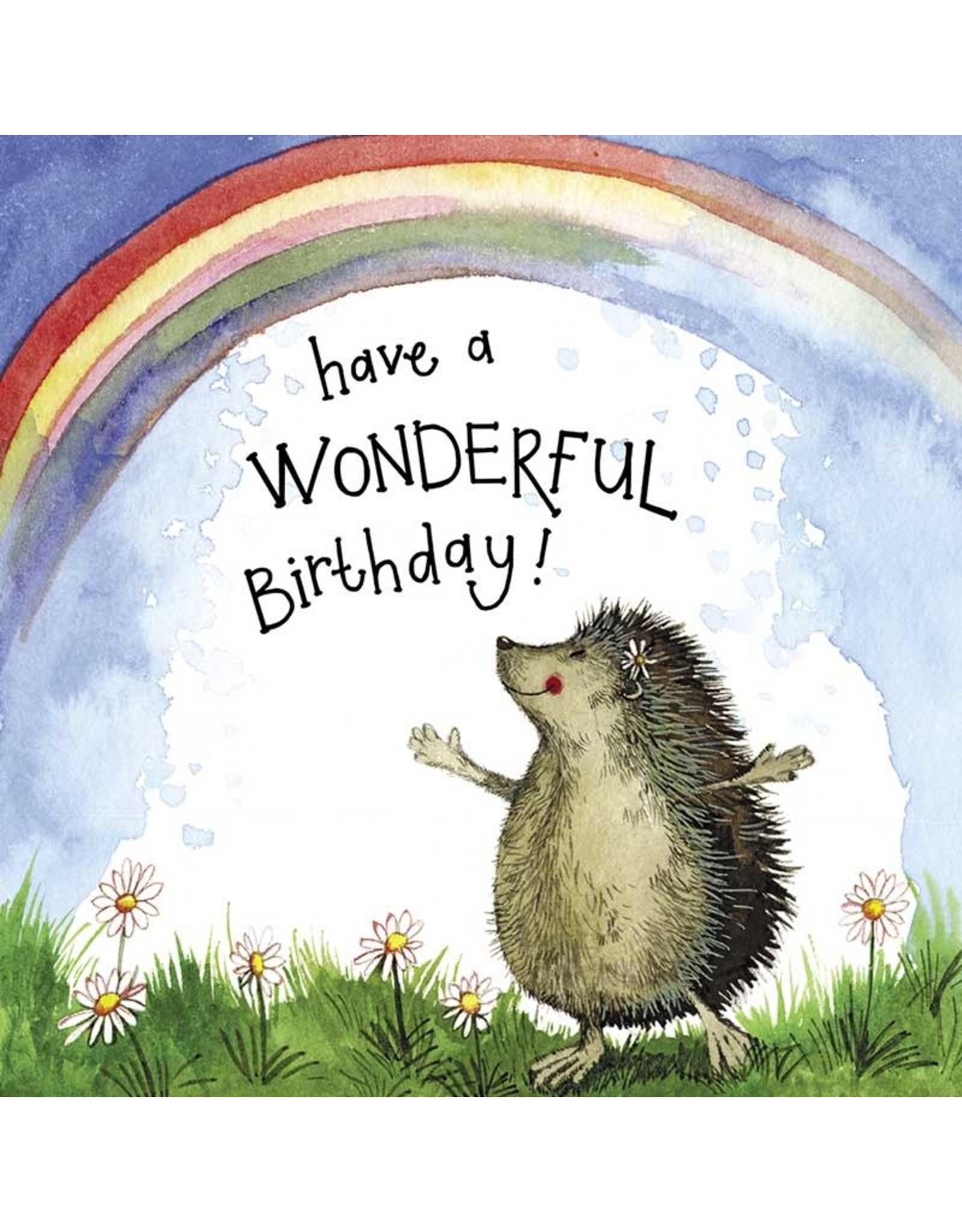Alex Clark Art Sunshine Hedgehog Birthday Card