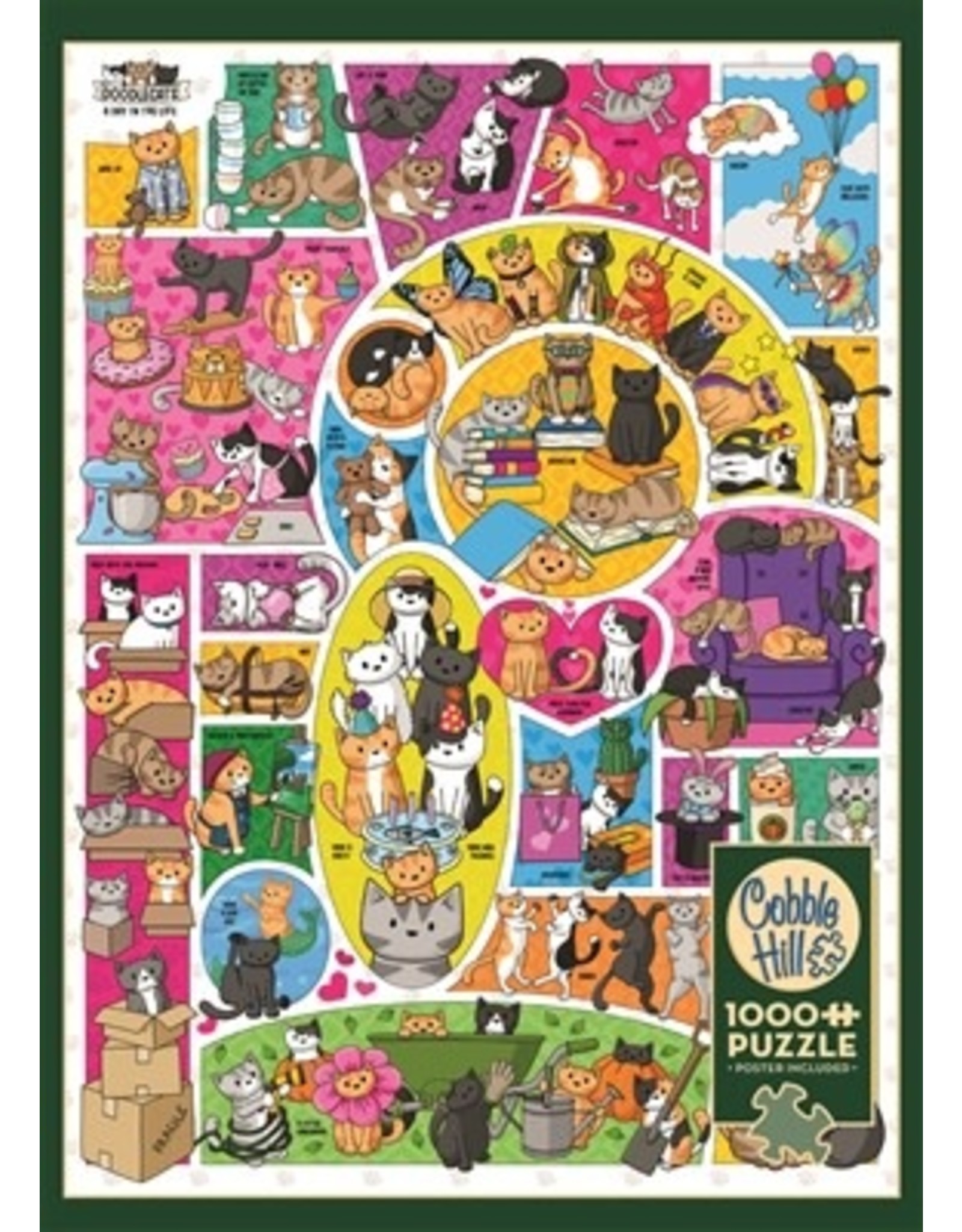 Cobble Hill Doodlecats 1000 pc