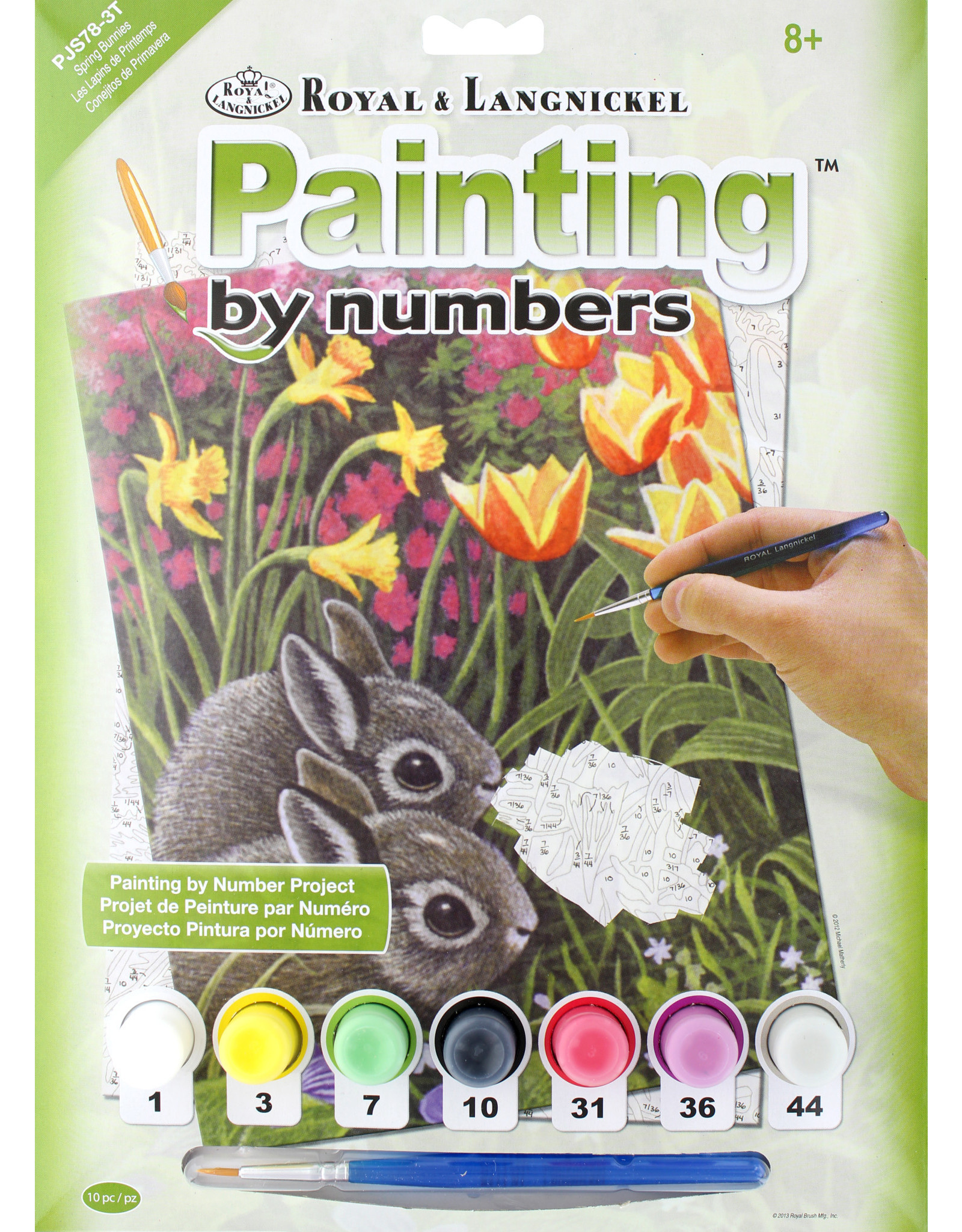 Royal & Langnickel Paint by Number: Spring Bunnies