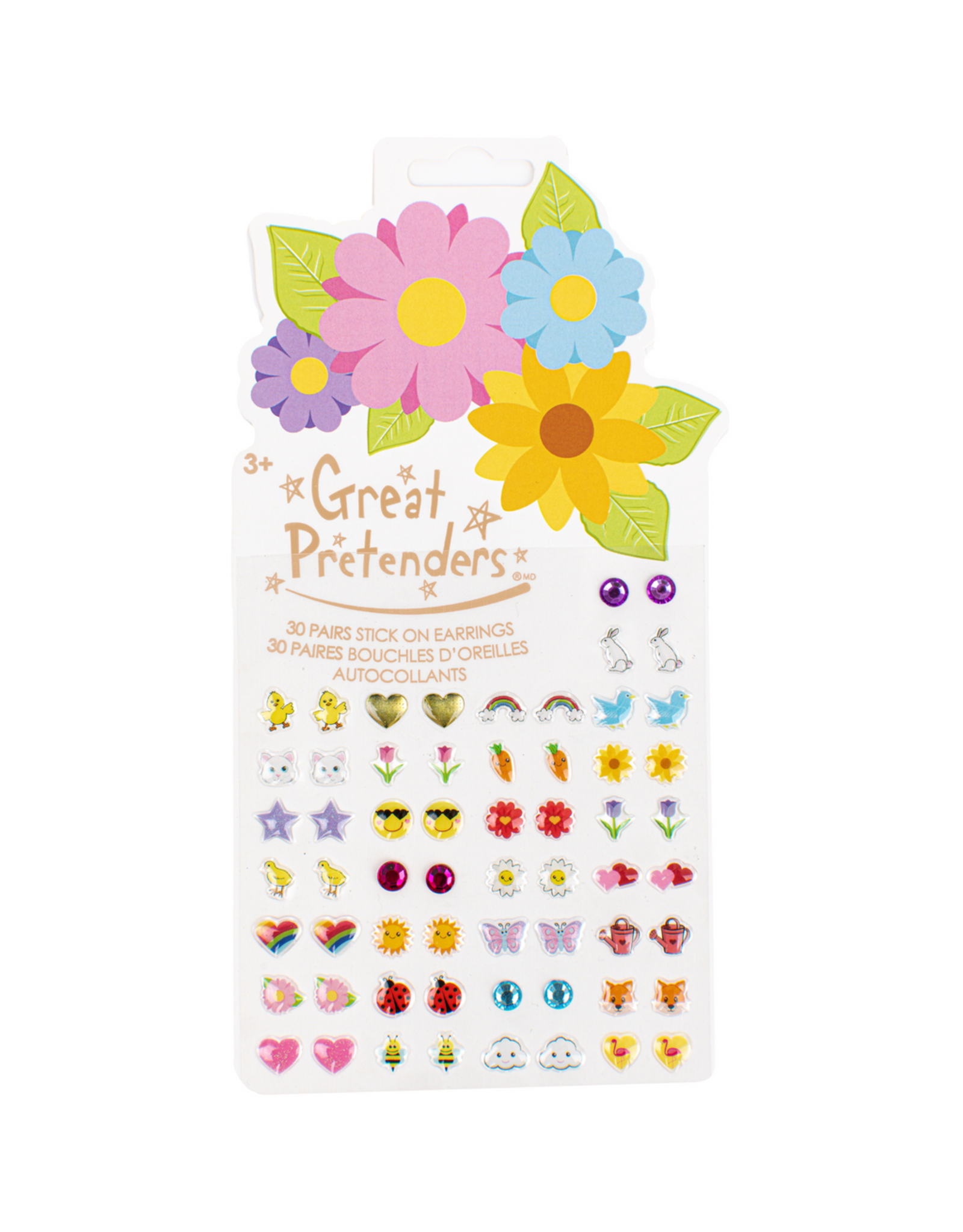 Great Pretenders Spring Flowers Sticker Earrings