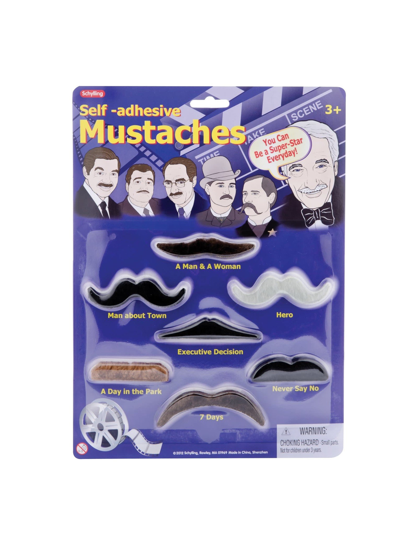 Schylling Mustaches - Self Adhesive