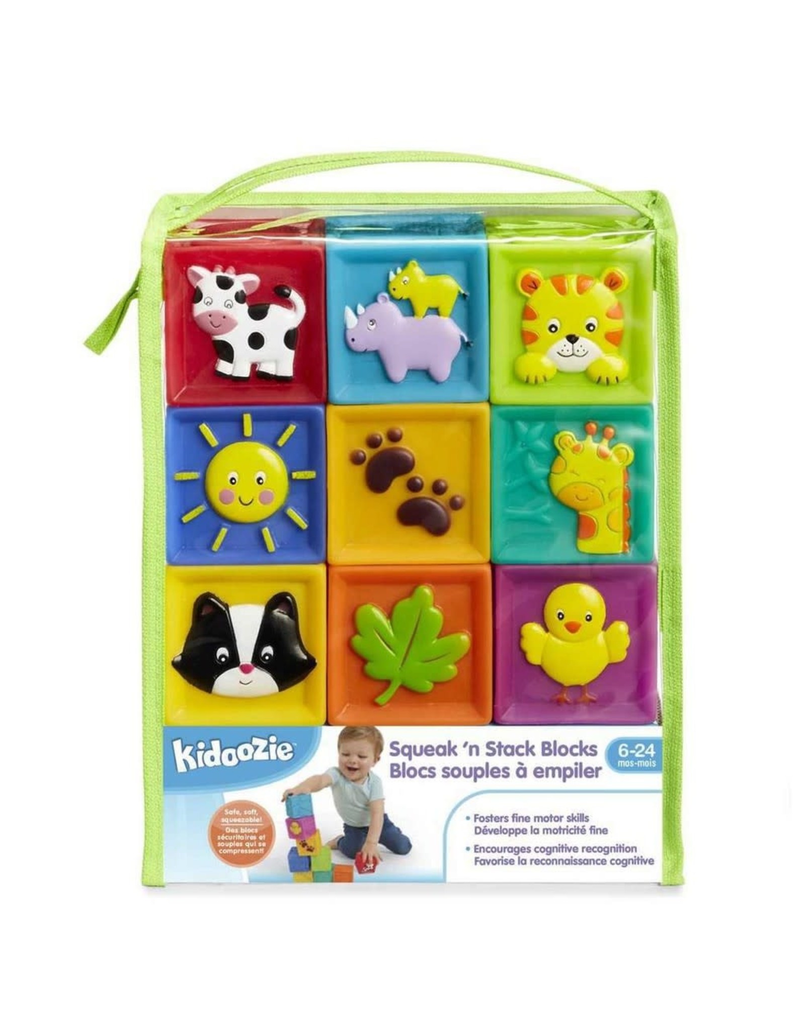 Kidoozie Squeak 'n Stack Blocks