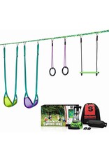 B4 Adventure Slackers Swingline 36' with 4 Swinging Obstacles