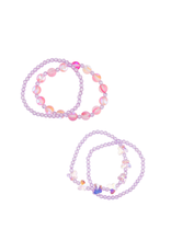 Great Pretenders Boutique Shimmer Butterfly Bracelet 2pc
