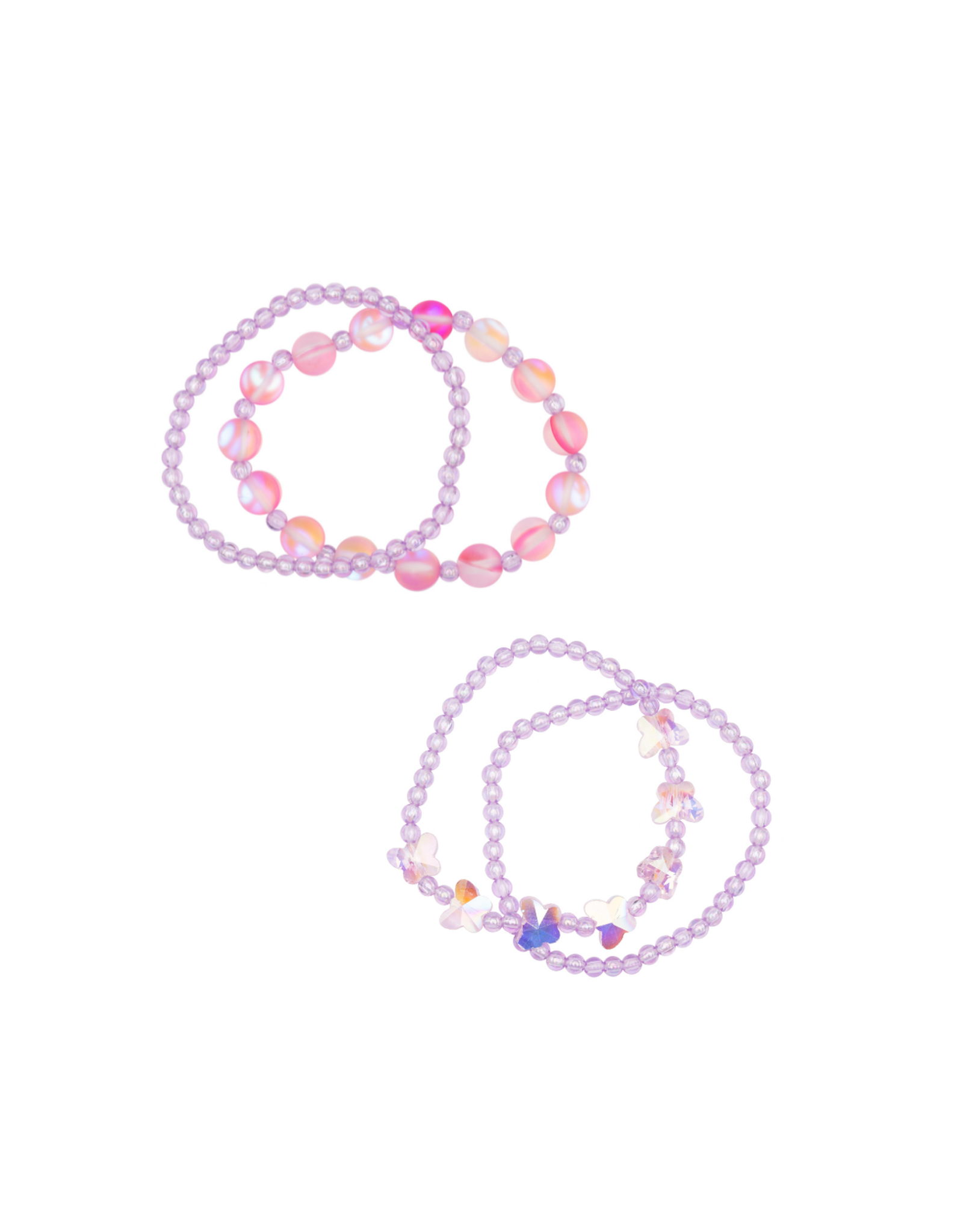 Great Pretenders Boutique Shimmer Butterfly Bracelet 2pc