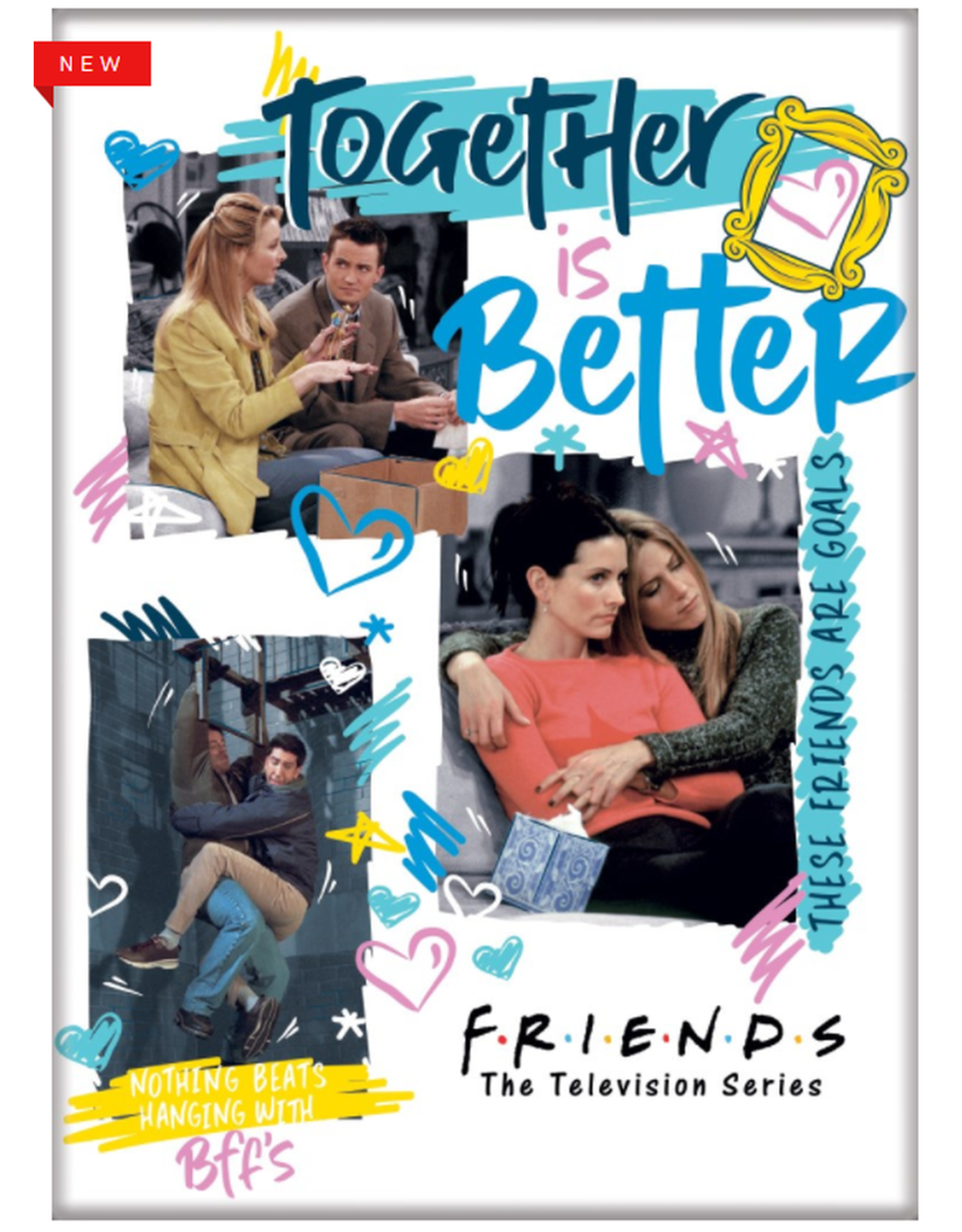 Friends Together is Better Flat Magnet