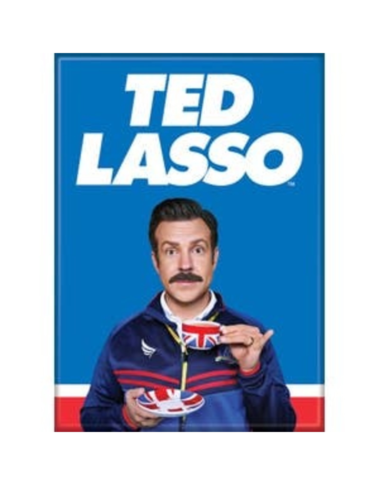 Ted Lasso with Tea Flat Magnet