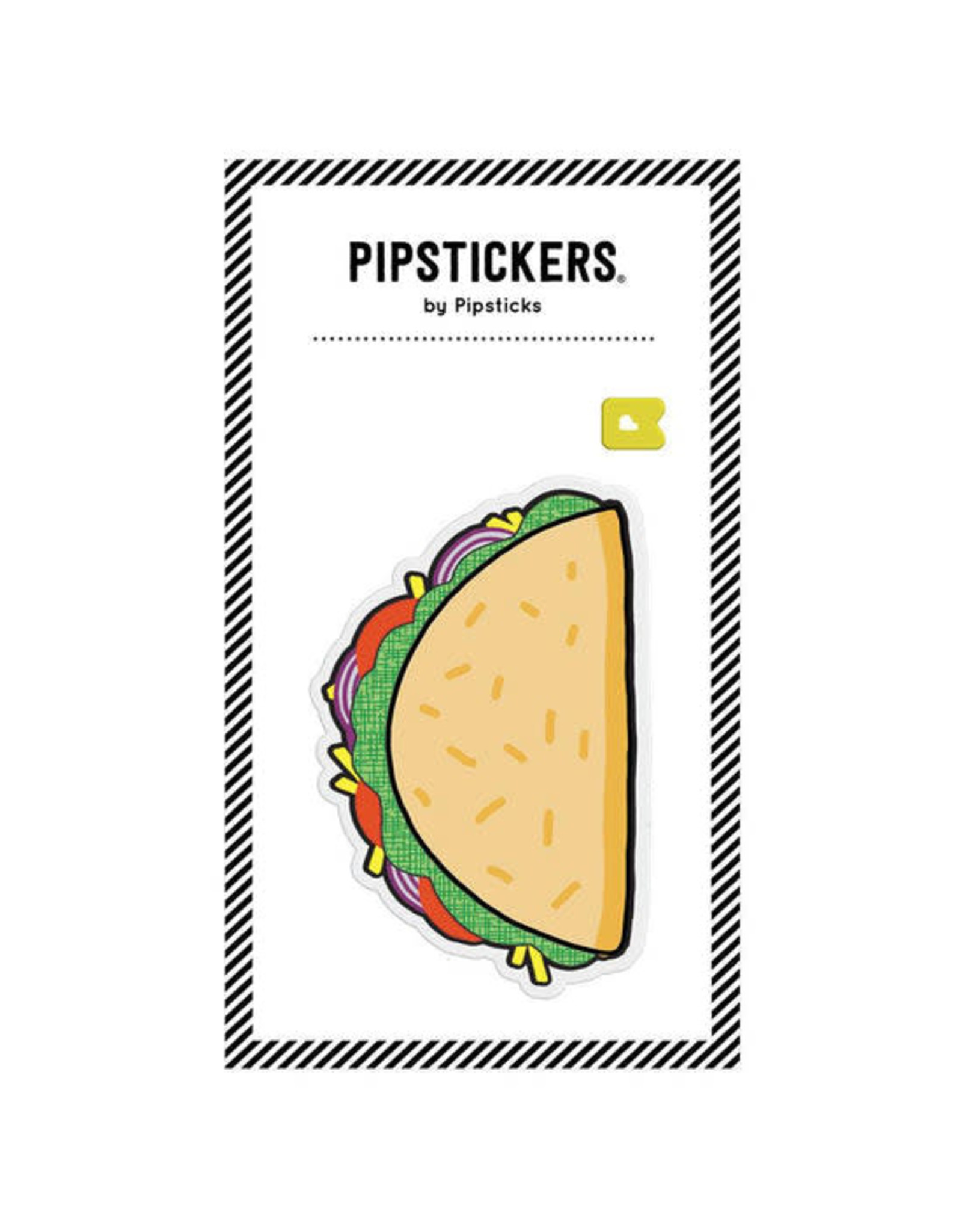 Pipsticks Big Puffy Taco Sticker