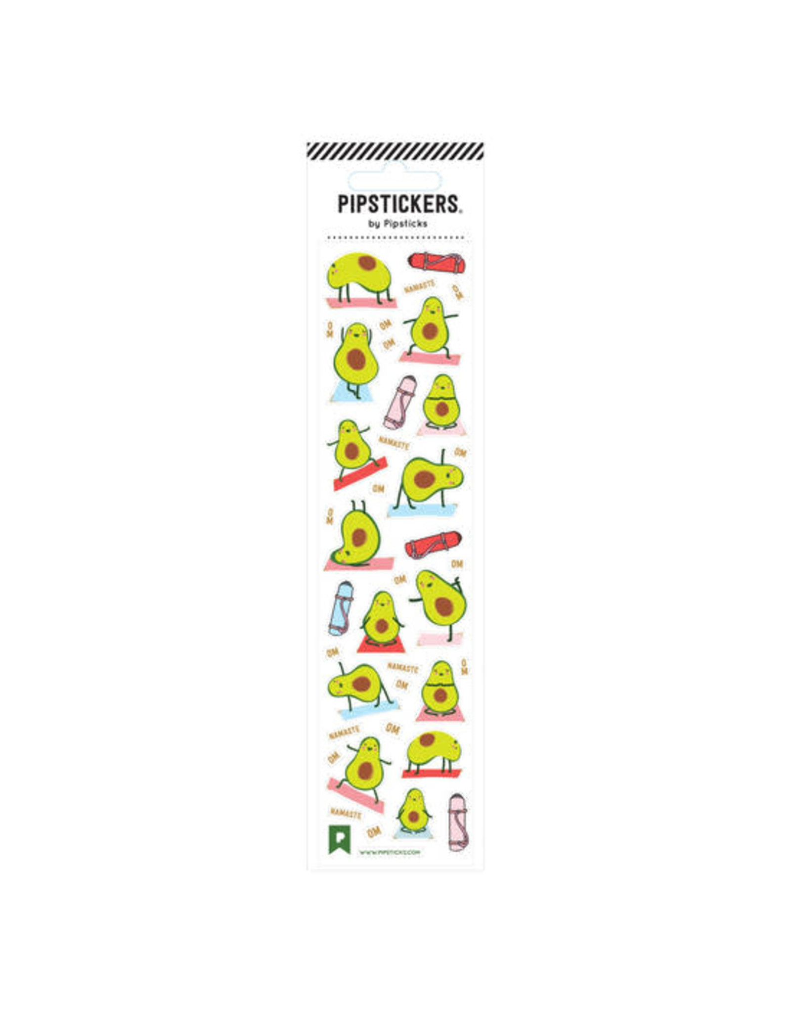 Pipsticks Avocado Asanas Stickers