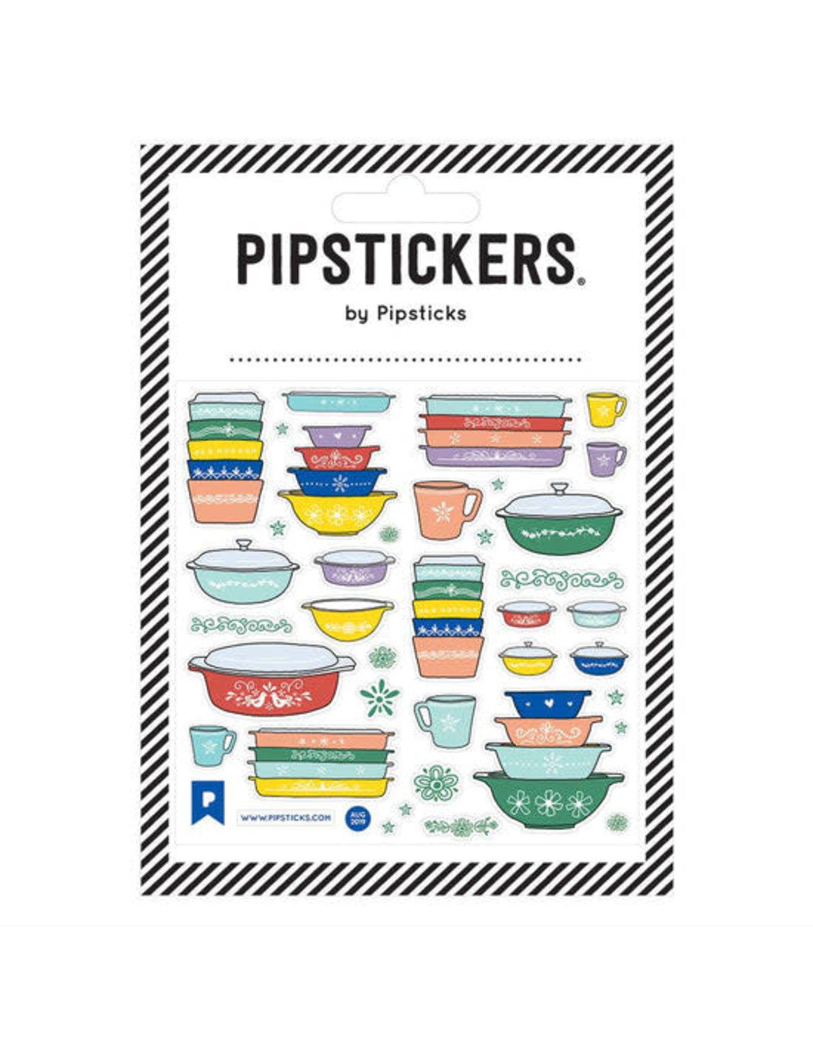 Pipsticks Vintage Pyrex Stickers