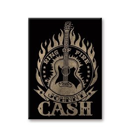 NMR Johnny Cash Ring of Fire Flat Magnet