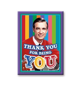 NMR Mister Rogers - Thank You Flat Magnet