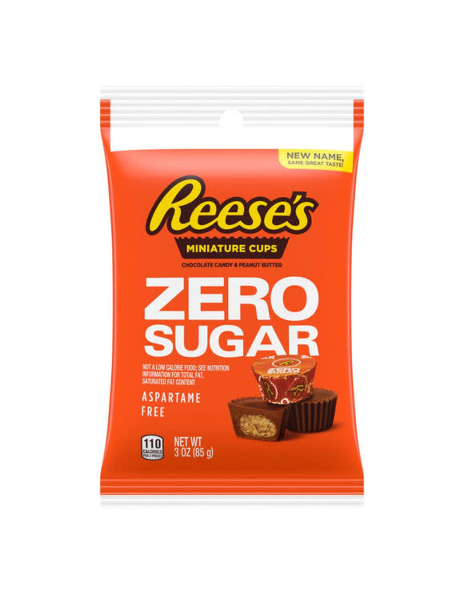 Hershey's Reese's Mini Cups Zero Sugar 3oz Bag
